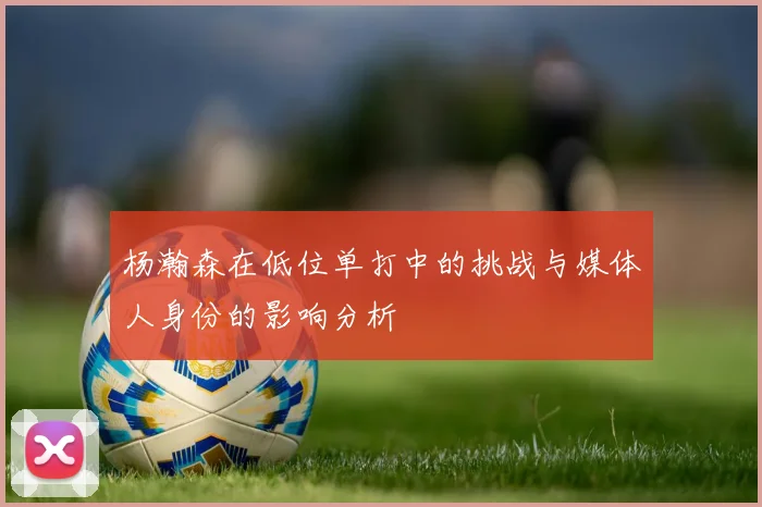 杨瀚森在低位单打中的挑战与媒体人身份的影响分析